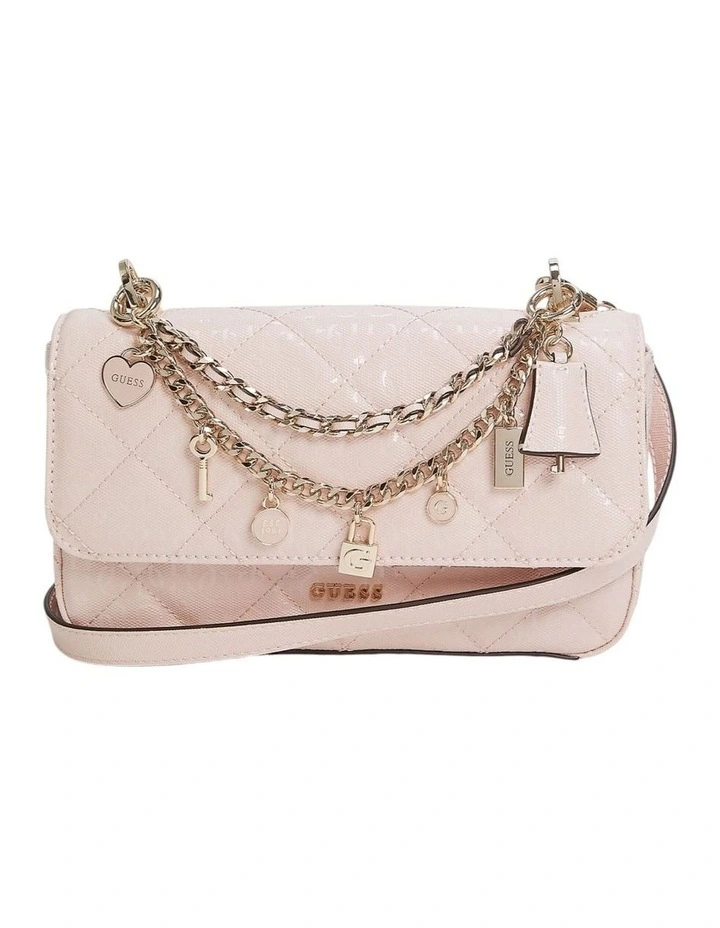 Libby Flap Crossbody Bag in Light Rose image 1