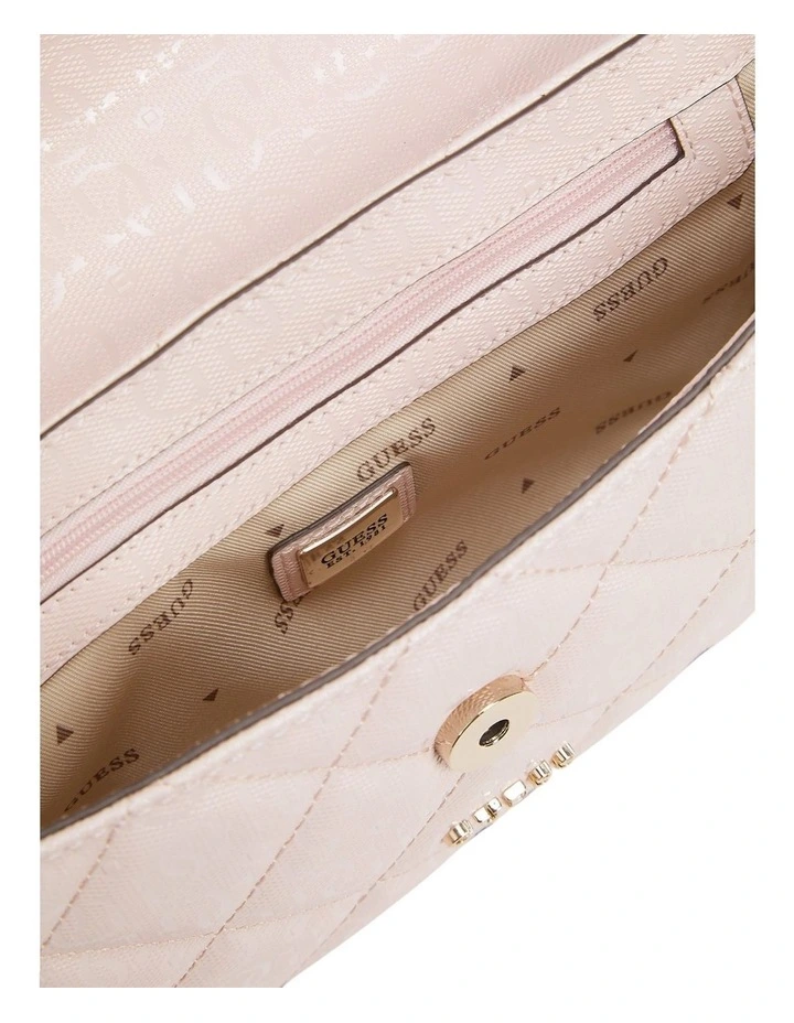 Libby Flap Crossbody Bag in Light Rose image 5