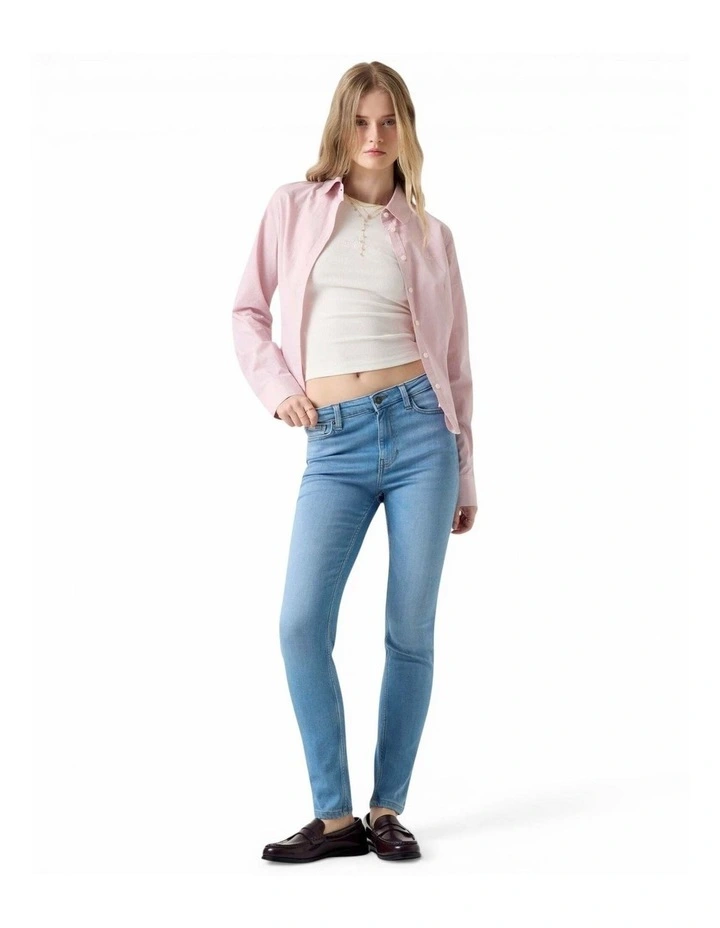 Guess Jeans G05 Blue High-Rise Skinny Jeans in Blue image 1