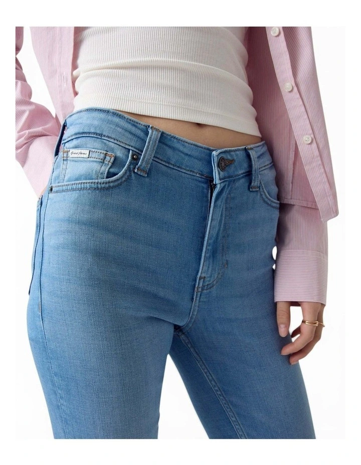 Guess Jeans G05 Blue High-Rise Skinny Jeans in Blue image 3