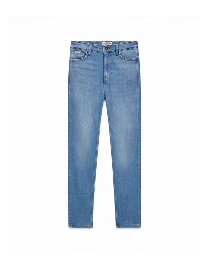 Guess Jeans G05 Blue High-Rise Skinny Jeans in Blue image 5