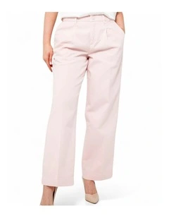 Guess Jeans Wide Leg Trouser in Pink