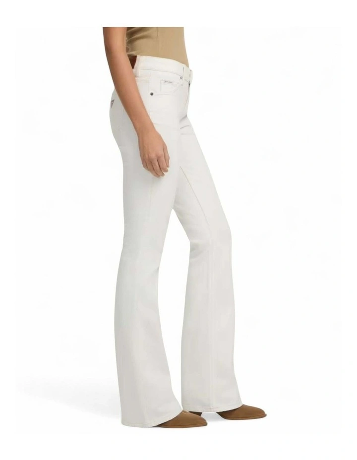 Guess Jeans G09 Bootcut Pants in White image 3