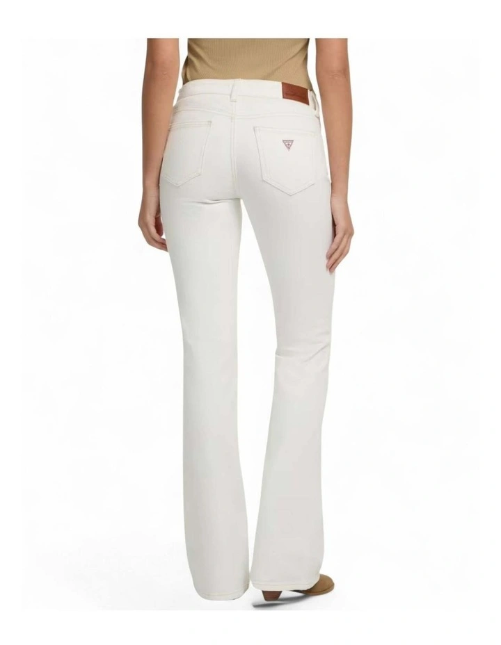 Guess Jeans G09 Bootcut Pants in White image 4