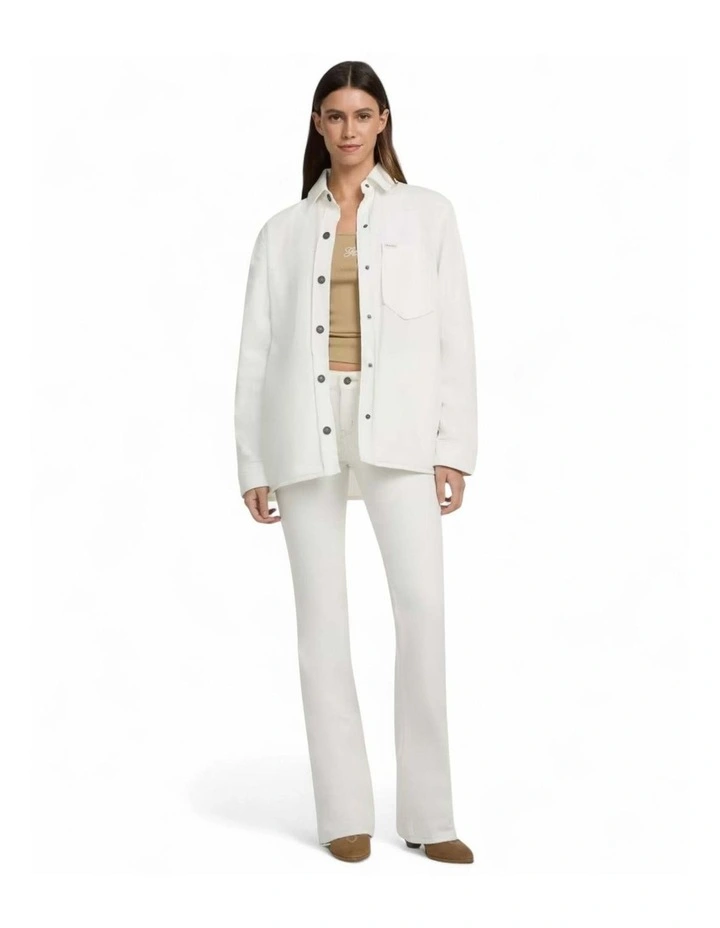 Guess Jeans G09 Bootcut Pants in White image 5