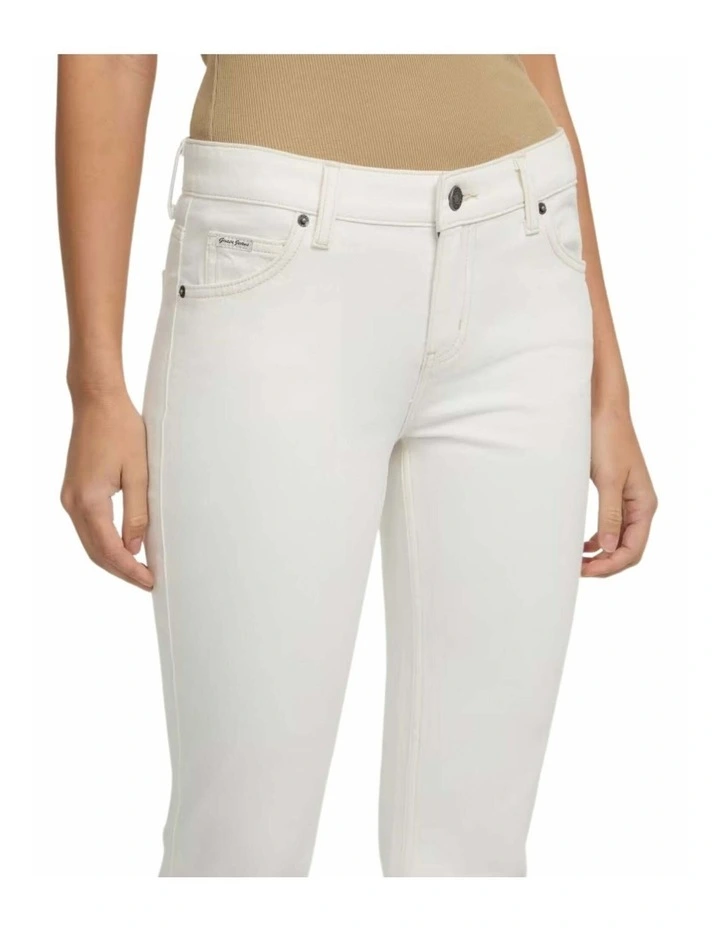 Guess Jeans G09 Bootcut Pants in White image 6
