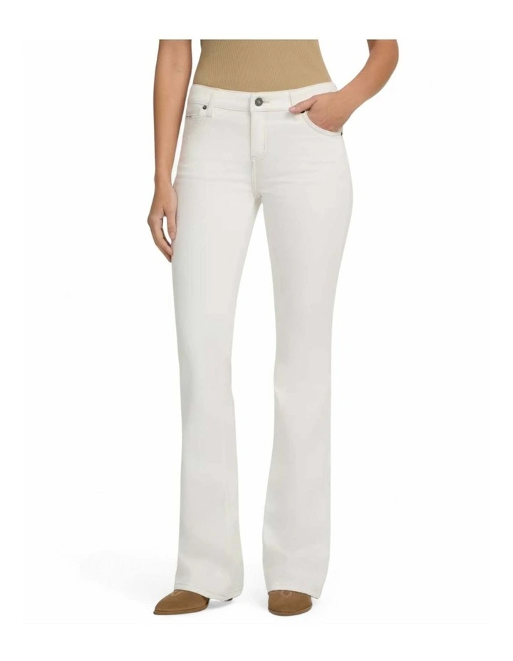 Guess Jeans G09 Bootcut Pants in White image 7