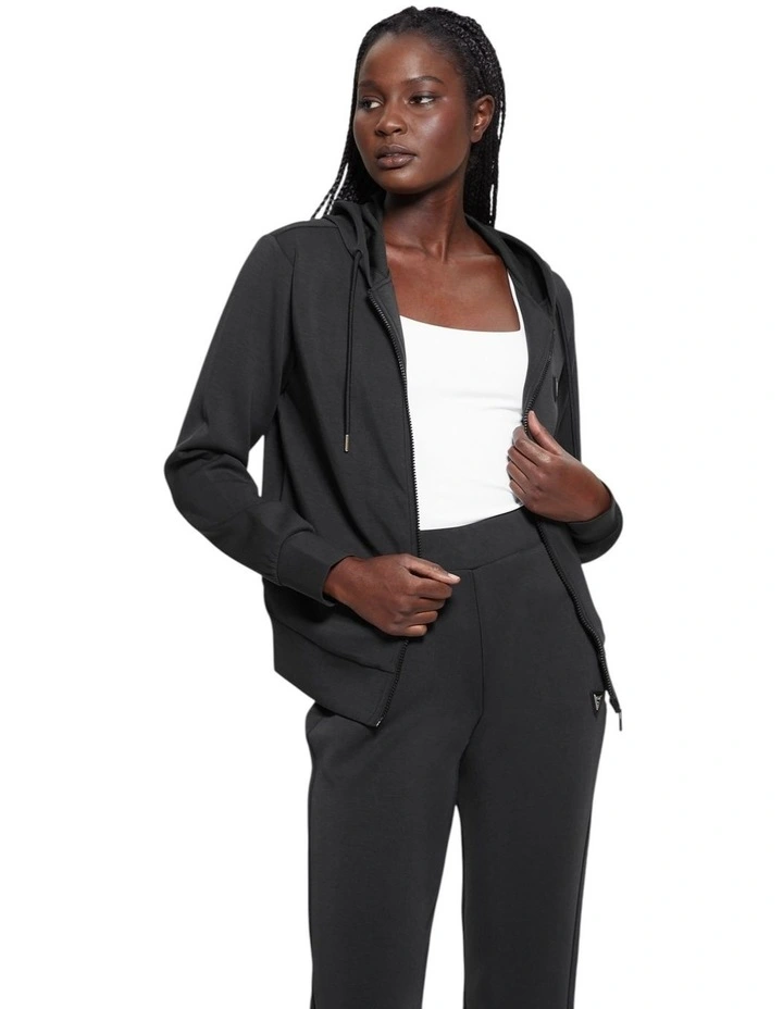 Olympe Hoodie Jacket in Black image 1