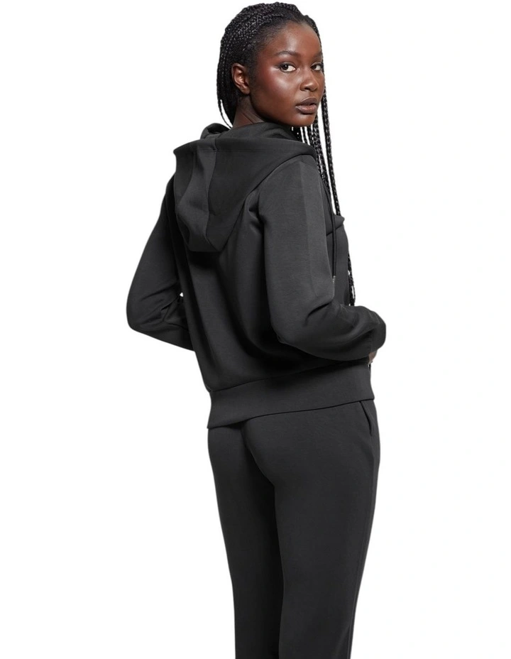 Olympe Hoodie Jacket in Black image 5