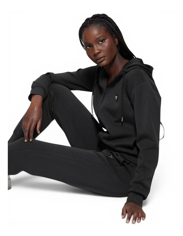 Olympe Hoodie Jacket in Black image 6