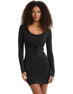 Originals Vintage Mini Sweater Dress in Black