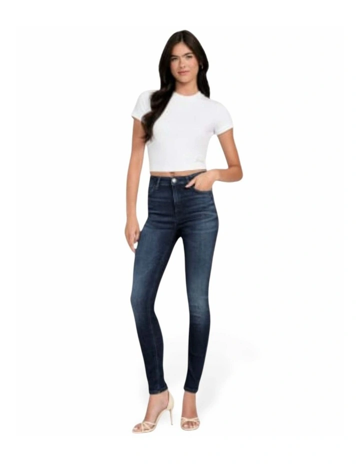 1981 Skinny Jeans in Snow Fall Wash image 2