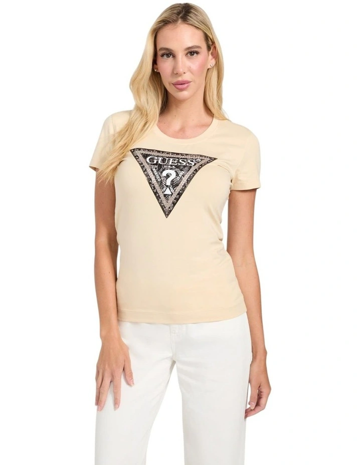 Triangle Python T-Shirt in Grey image 1
