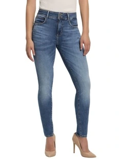 Eco High-Rise Skinny Fit Shape Up Jeans in Medium Wash