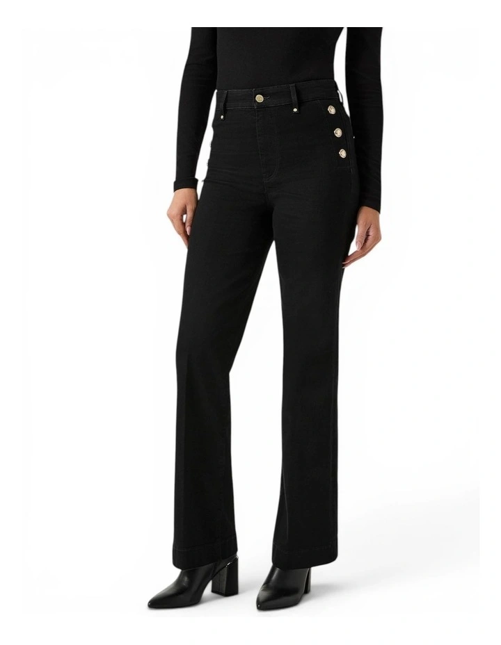 New Faye Pant in Black image 1