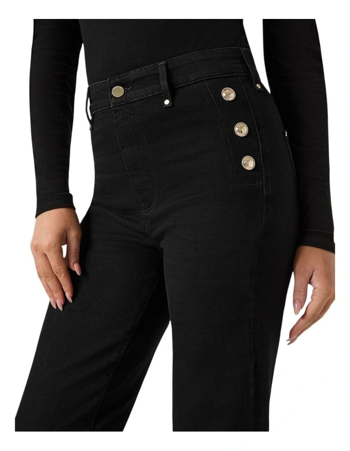 New Faye Pant in Black image 4