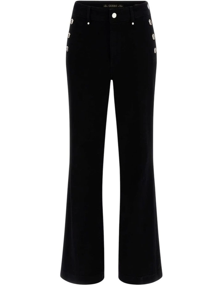 New Faye Pant in Black image 6