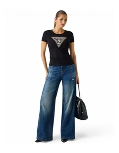 Triangle Python T-Shirt in Black