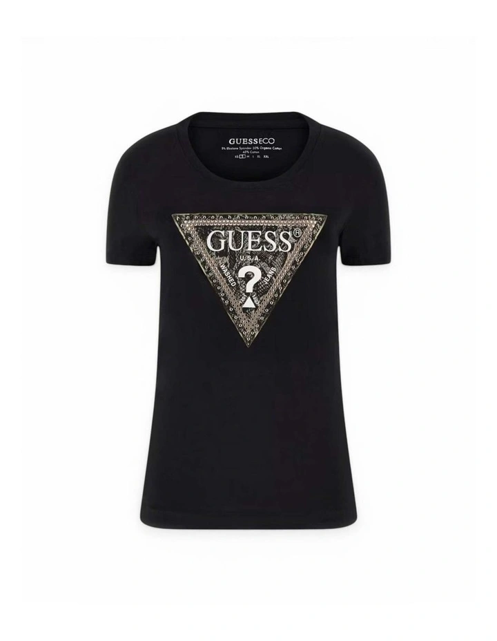 Triangle Python T-Shirt in Black image 4