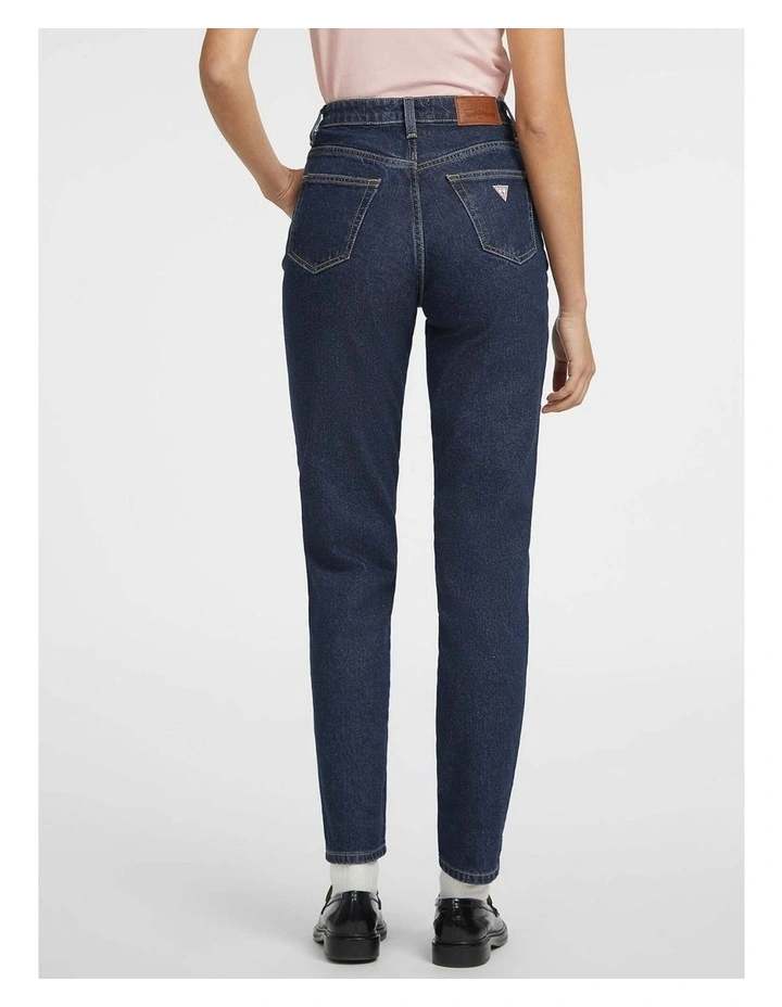 G06 Mom Jeans in Dark Wash image 2
