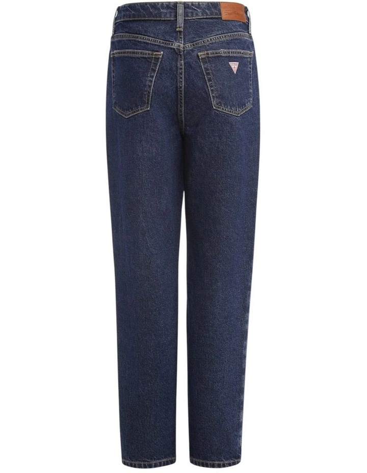 G06 Mom Jeans in Dark Wash image 7