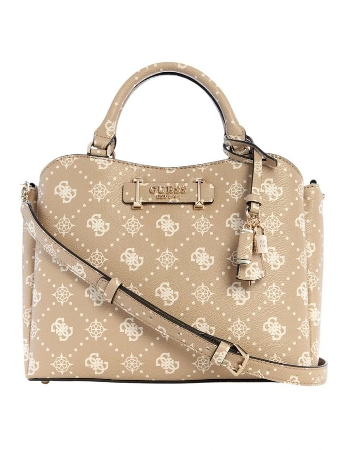 Silia Girlfriend Satchel Bag in Biscotti Logo image 1