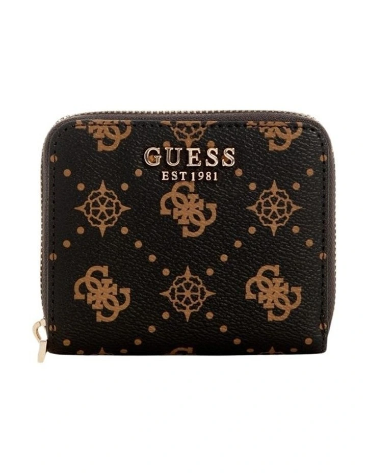 Silia Small Zip Around Wallet in Espresso Logo image 1