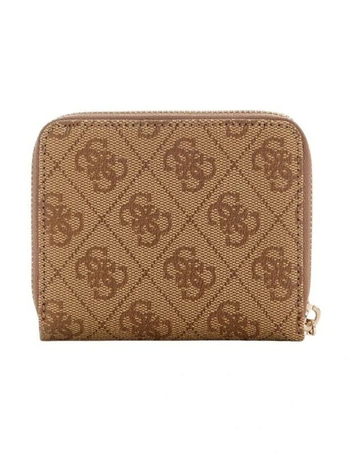 Laurel Small Zip Around Wallet in Brown image 3