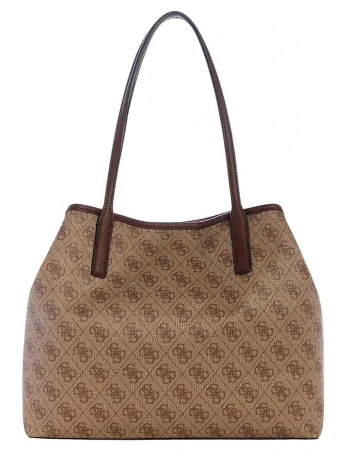 Victtoria 2-in-1 Tote Bag in Latte Logo/Brown image 4