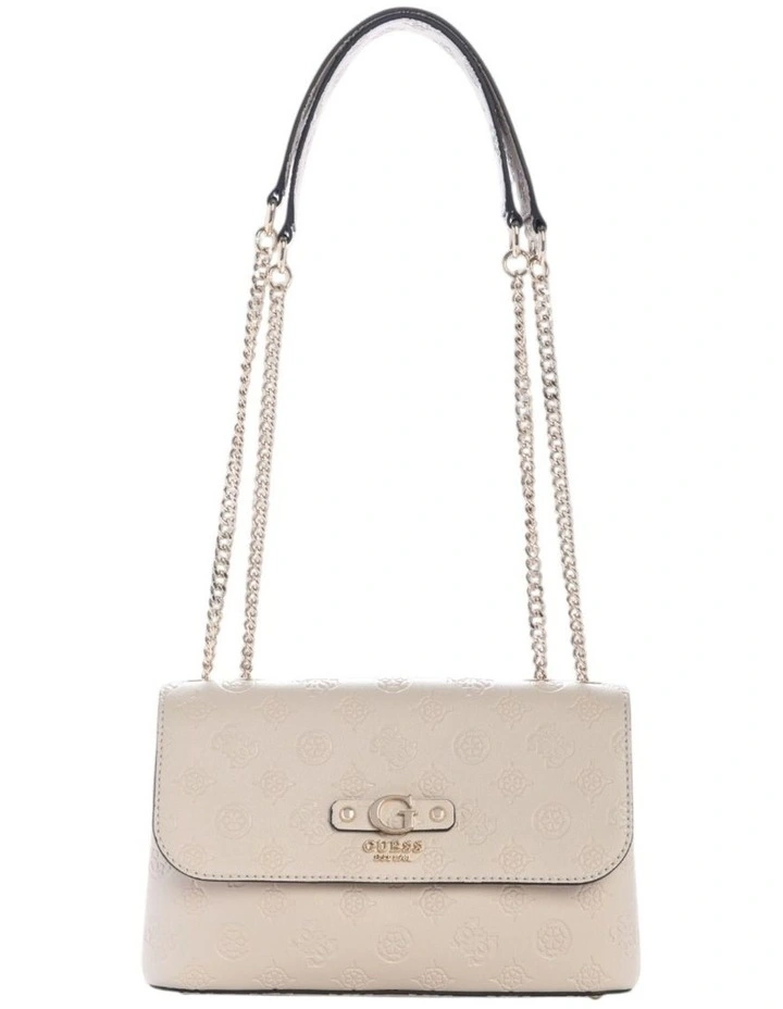 Dita Convertible Crossbody Flap Bag in Light Taupe Logo image 1