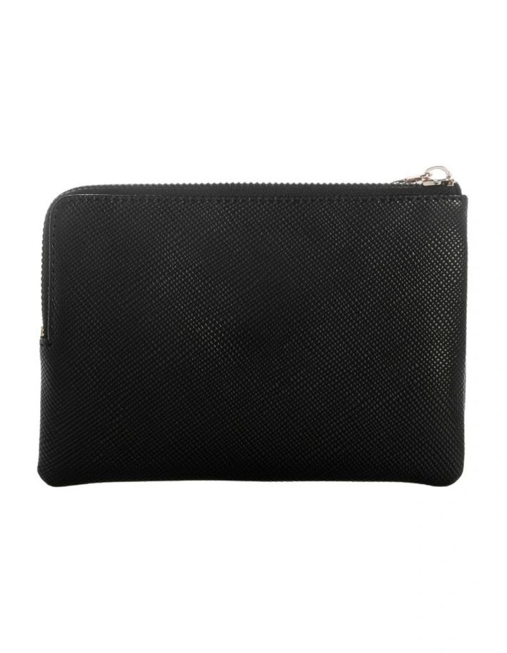 Patsie Key Ring Pouch Wallet in Black image 2