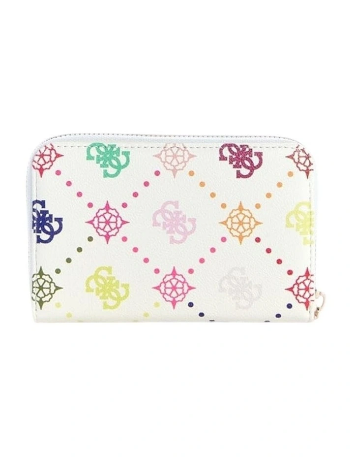 Emelie Medium Zip Around Wallet in Multi Logo image 2