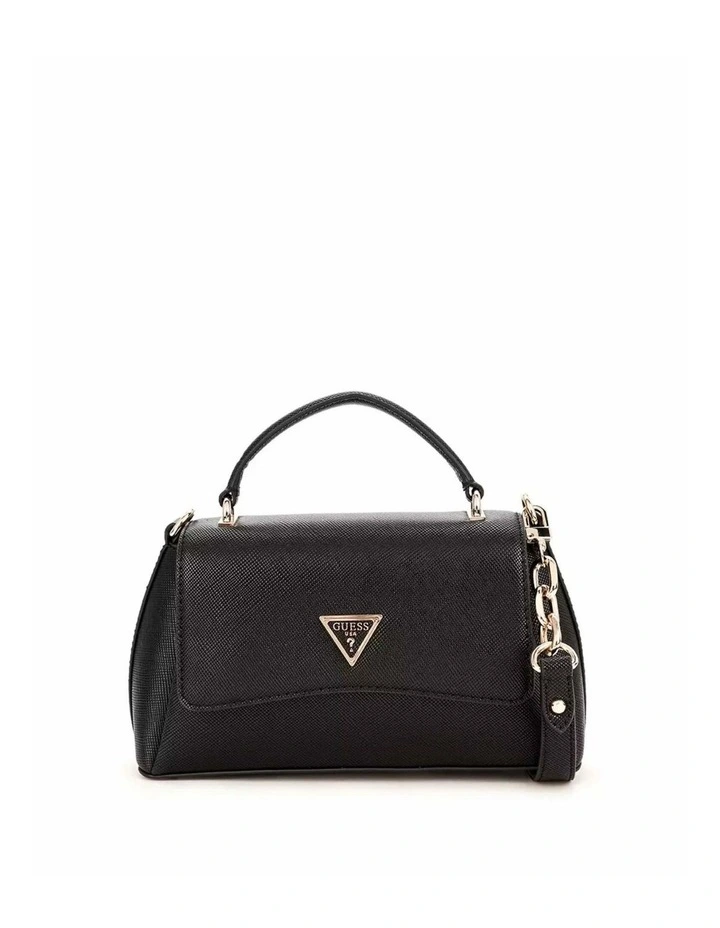 Eco Gloriana 2 Compartment Top Handle Flap in Black image 1
