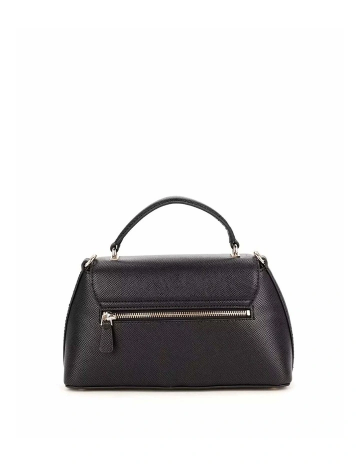 Eco Gloriana 2 Compartment Top Handle Flap in Black image 3