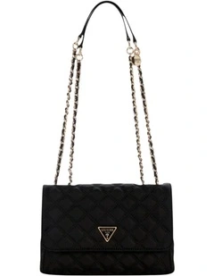 Giully 2 Convertible Flap Crossbody Bag in Black