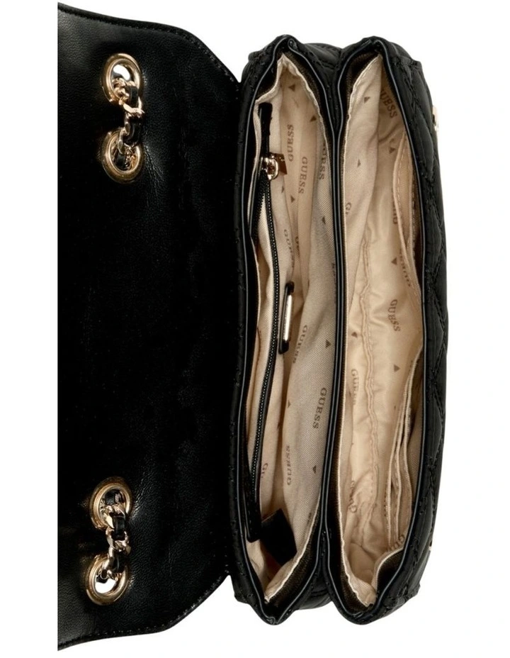 Giully 2 Convertible Flap Crossbody Bag in Black image 3