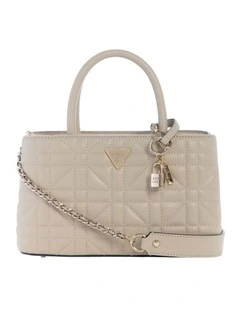 Edita Elite Satchel Bag in Light Taupe