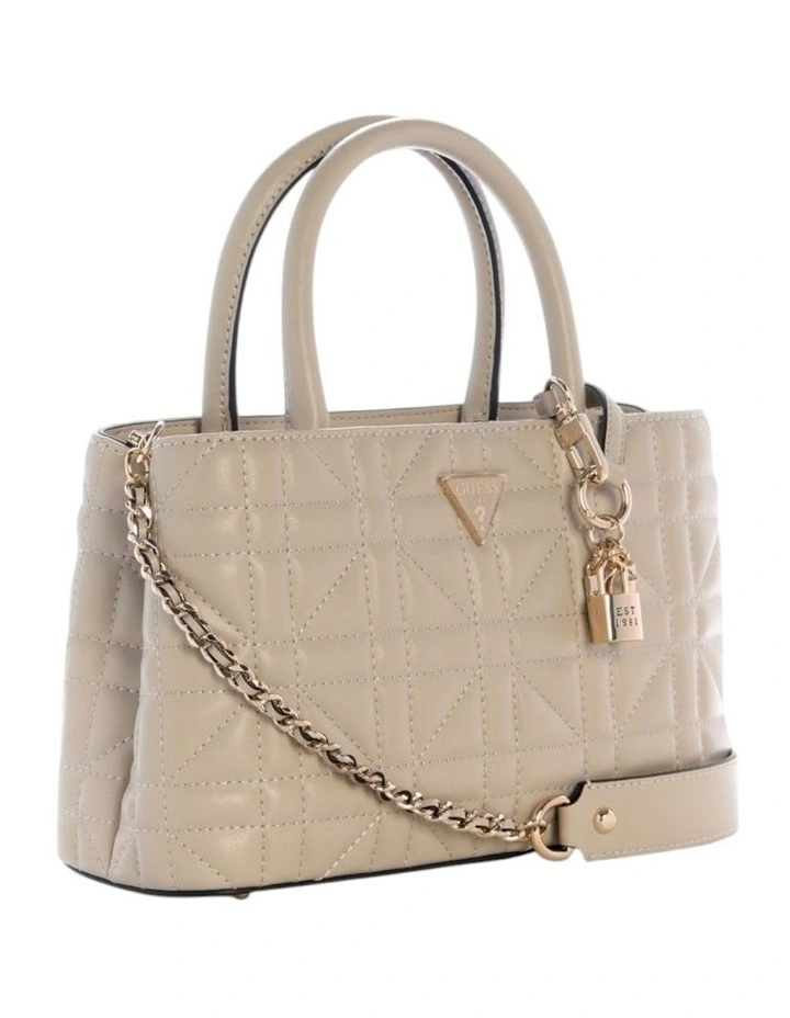 Edita Elite Satchel Bag in Light Taupe image 2