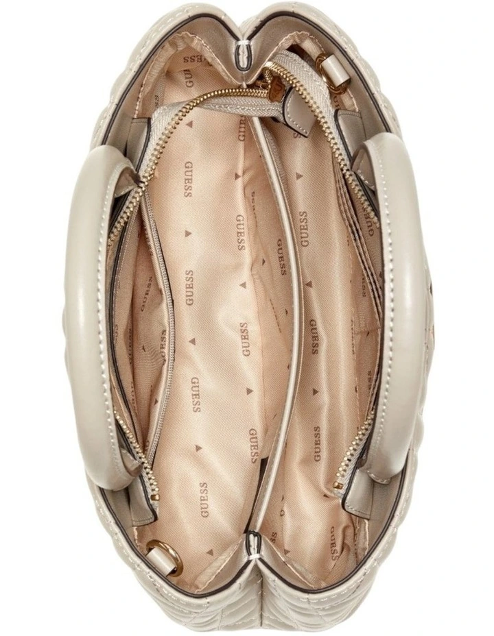 Edita Elite Satchel Bag in Light Taupe image 4