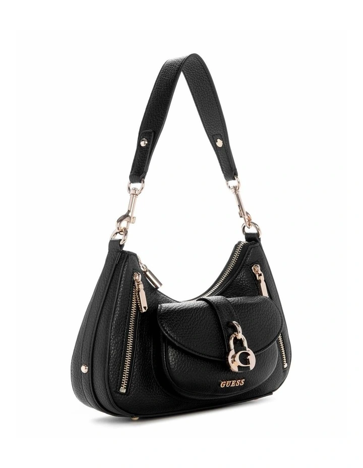 Jessa Shoulder Bag in Black image 2