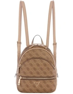 Manhattan Backpack in Brown Logo