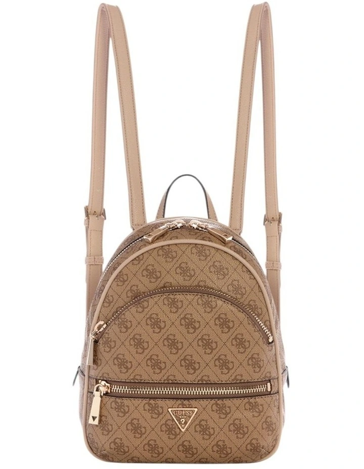 Manhattan Backpack in Brown Logo image 1