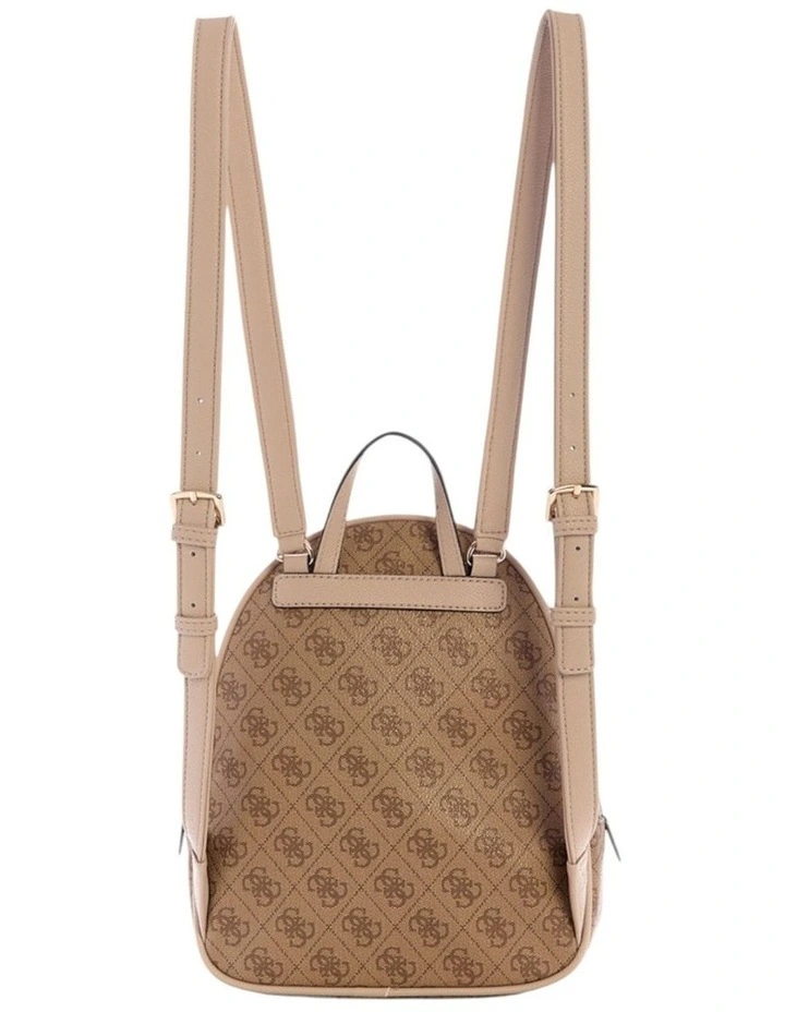 Manhattan Backpack in Brown Logo image 3