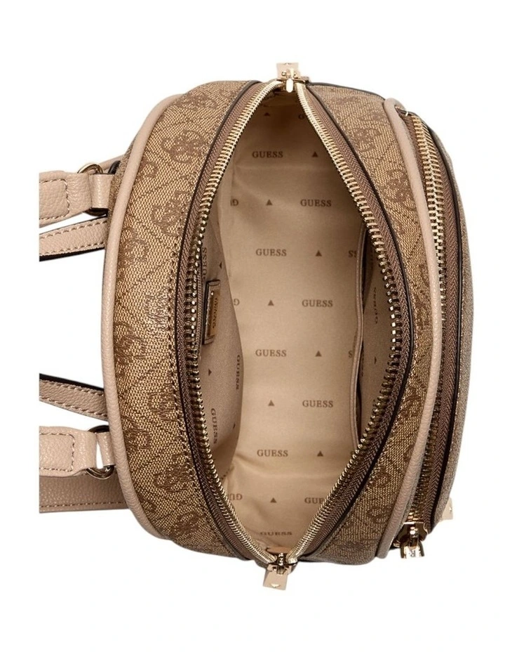 Manhattan Backpack in Brown Logo image 4