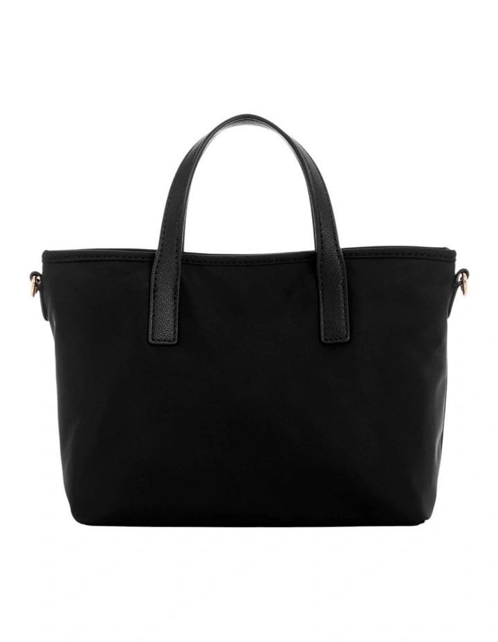 Eco Gemma Mini Tote Bag in Black image 3