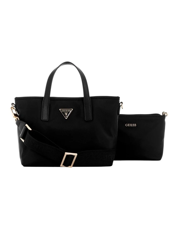 Eco Gemma Mini Tote Bag in Black image 5