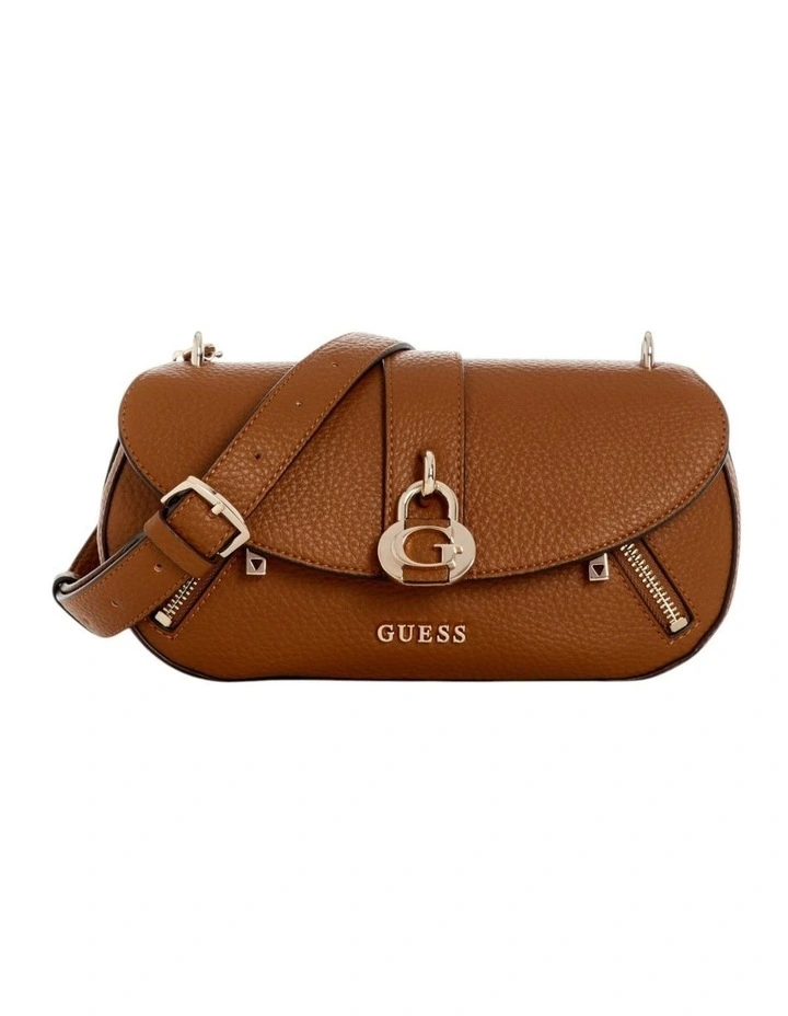 Jessa Flap Crossbody Bag in Caramel image 1