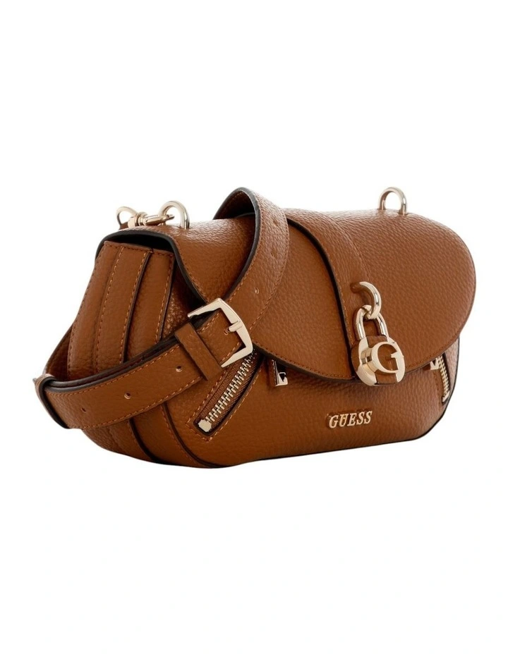 Jessa Flap Crossbody Bag in Caramel image 2
