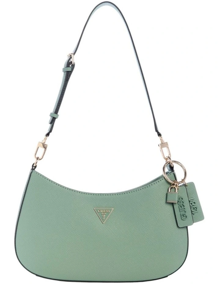 Noelle Top Zip Shoulder Bag in Light Sage image 1