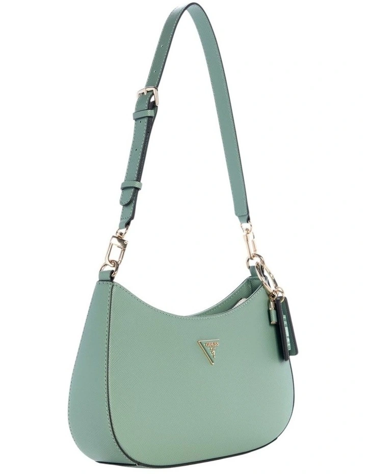 Noelle Top Zip Shoulder Bag in Light Sage image 3
